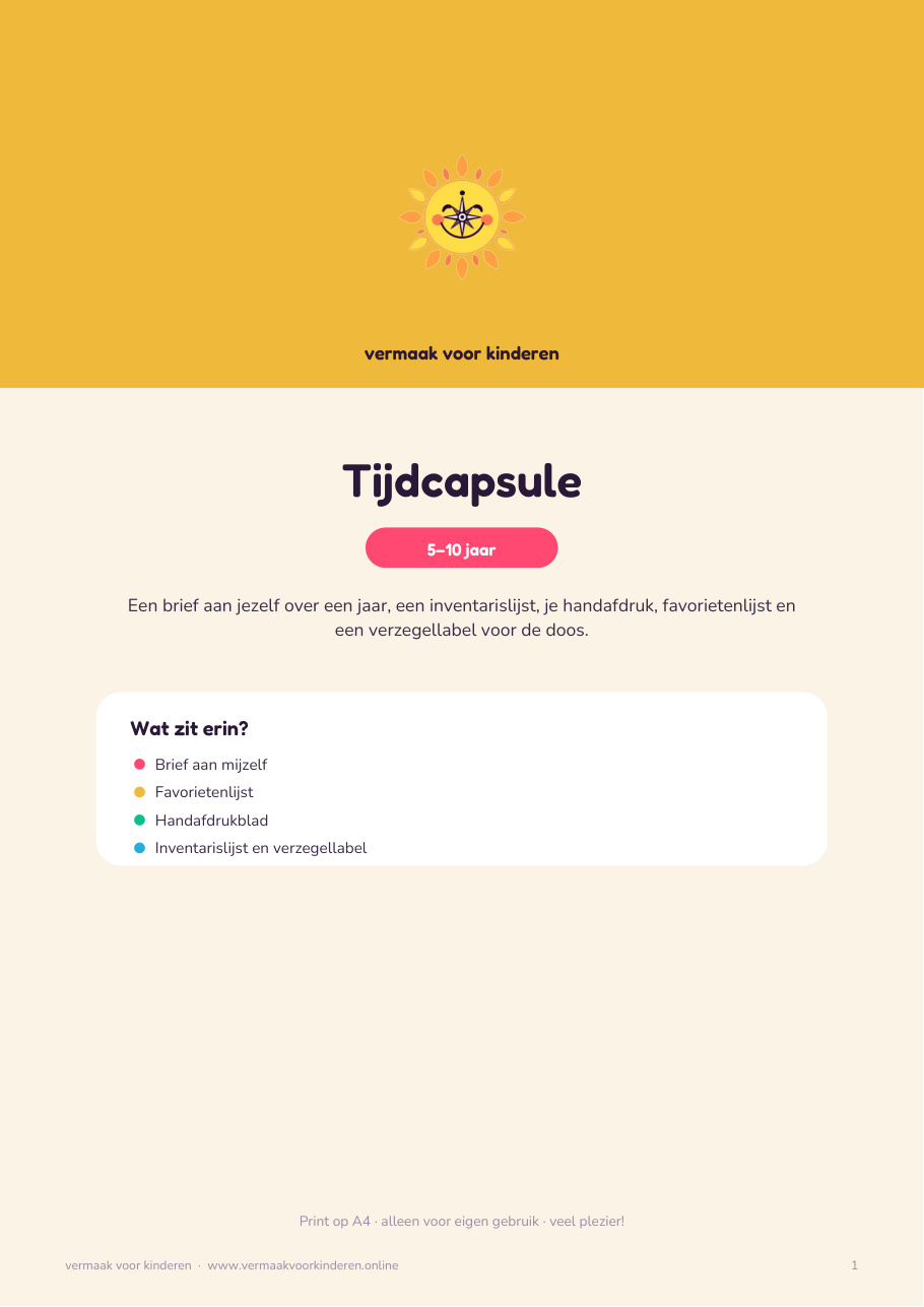 Cover van Tijdcapsule