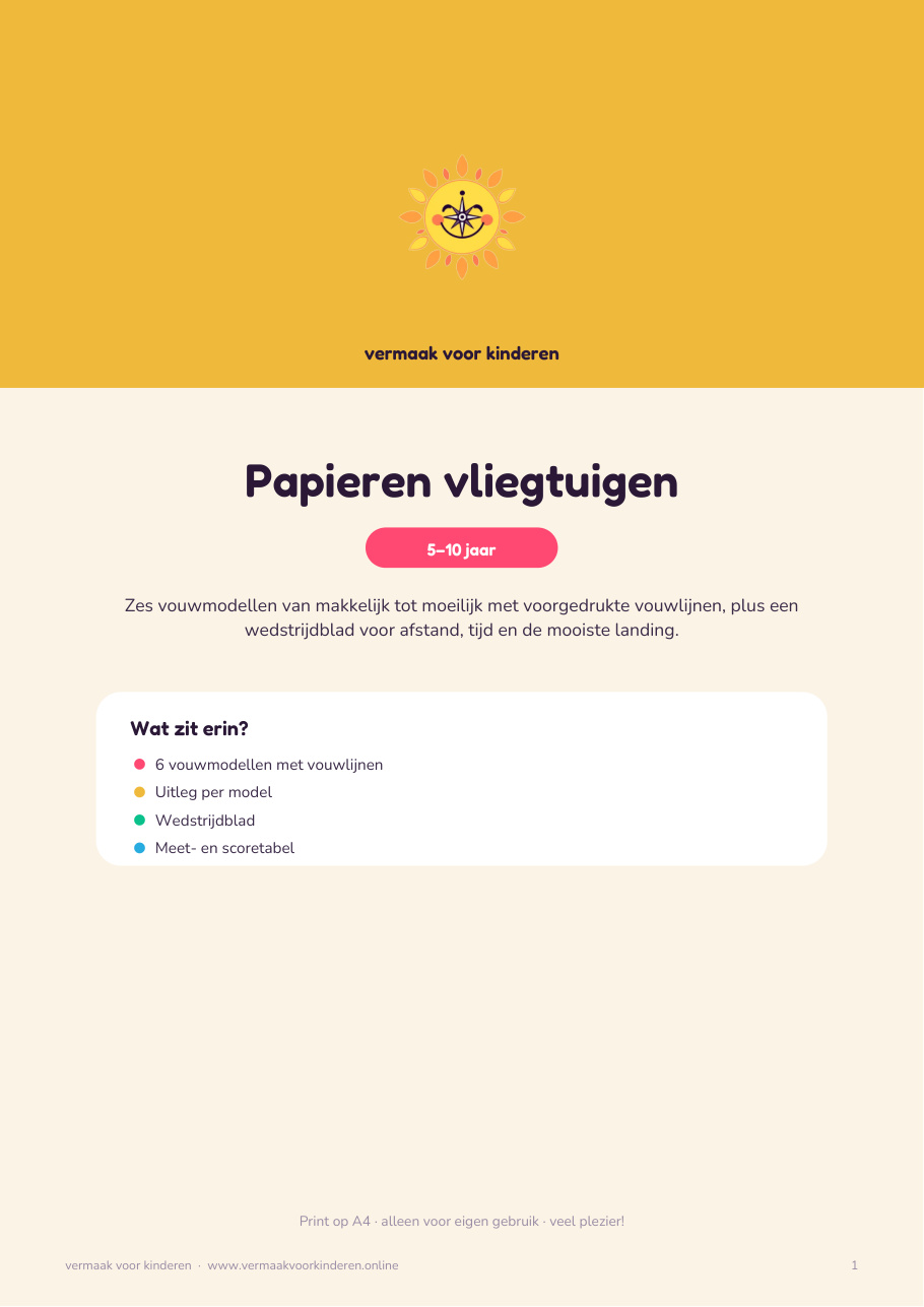 Cover van Papieren vliegtuigen