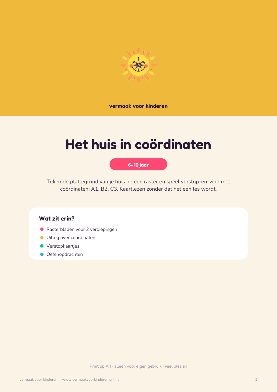 Cover van Het huis in coördinaten