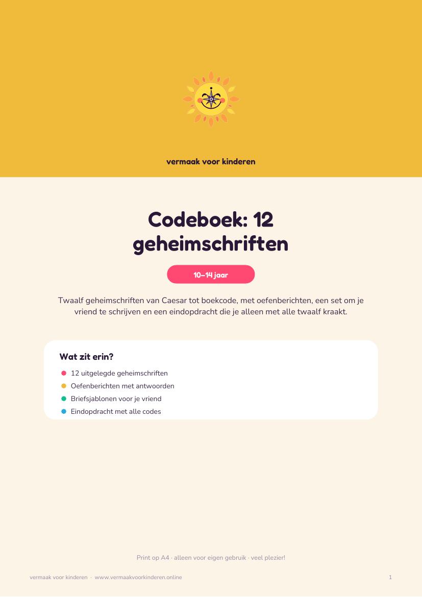 Cover van Codeboek: 12 geheimschriften