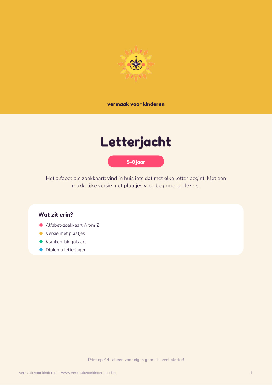 Cover van Letterjacht