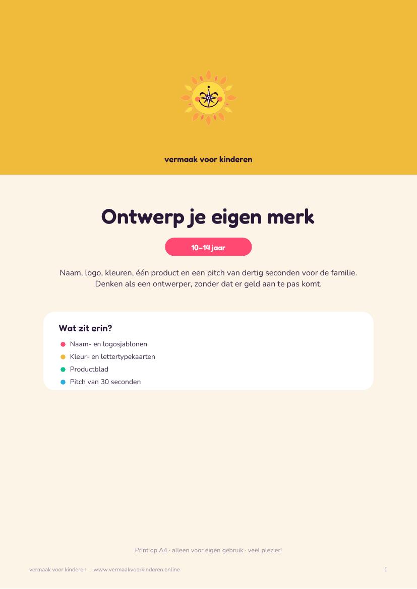 Cover van Ontwerp je eigen merk