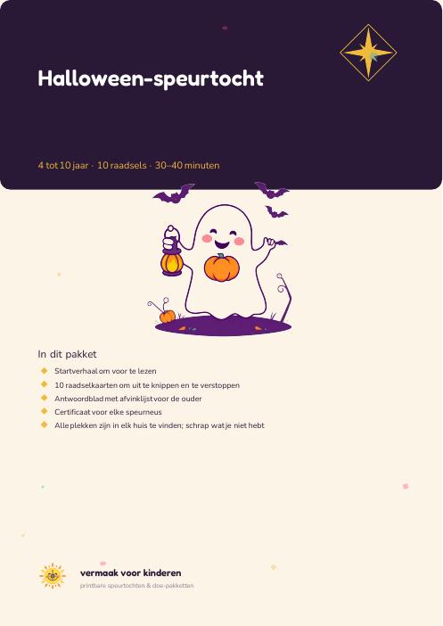 Cover van Speurtocht Halloween