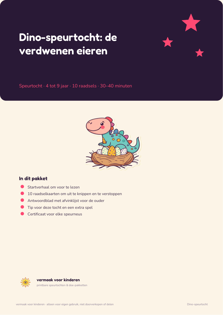 Cover van Dino-speurtocht: de verdwenen eieren