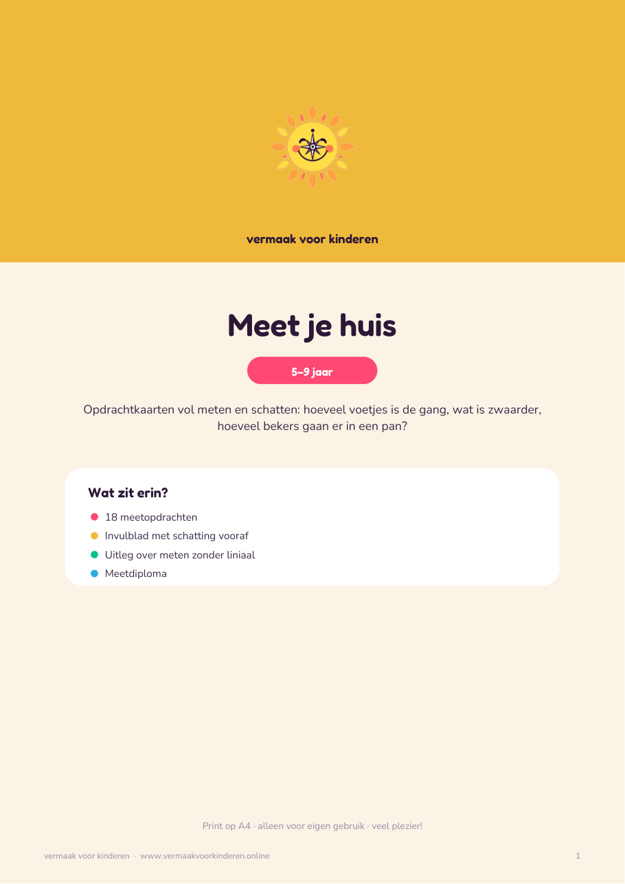 Cover van Meet je huis